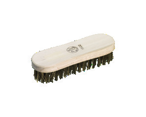 PAVAN Art. 1604/OTT - Spazzola forma a biscotto Filo ottone ondulato