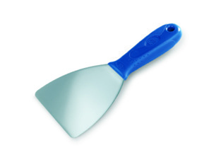 PAVAN Art. 504/IS - Spatola in acciaio inox per rasatura e lucidatura marmorino Manico in plastica Lama lucidata a specchio
