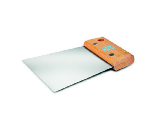 PAVAN Art. 541/I - Spatola in acciaio inox Manico in legno Ideale per rasatura e lucidatura marmorino