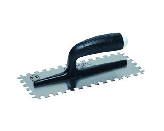 PAVAN Art. 816/PD-4L - Frattone in acciaio Manico e supporto in plastica rinfozata FRP Saldato Attacco rinforzato Dentato 4 lati