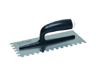 PAVAN Art. 816/PD-SX - Frattone in acciaio Manico e supporto in plastica rinfozata FRP Saldato Attacco rinforzato Dentato sinistro