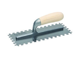 PAVAN Art. 821/D-4L - Frattone in acciaio Manico in legno tipo Timo Rivettato Dentato 4 lati