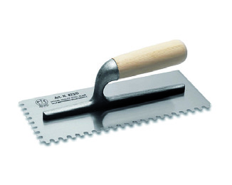 PAVAN Art. 823/SD-SX - Frattone in acciaio Manico in legno tipo Timo Saldato Manico conico Dentato sinistro