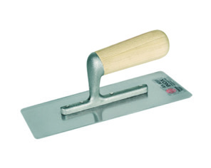 PAVAN Art. 825/I - Frattone in acciaio inox Manico in legno Saldato Lama lucidata a specchio Pronta per lucidatura marmorino