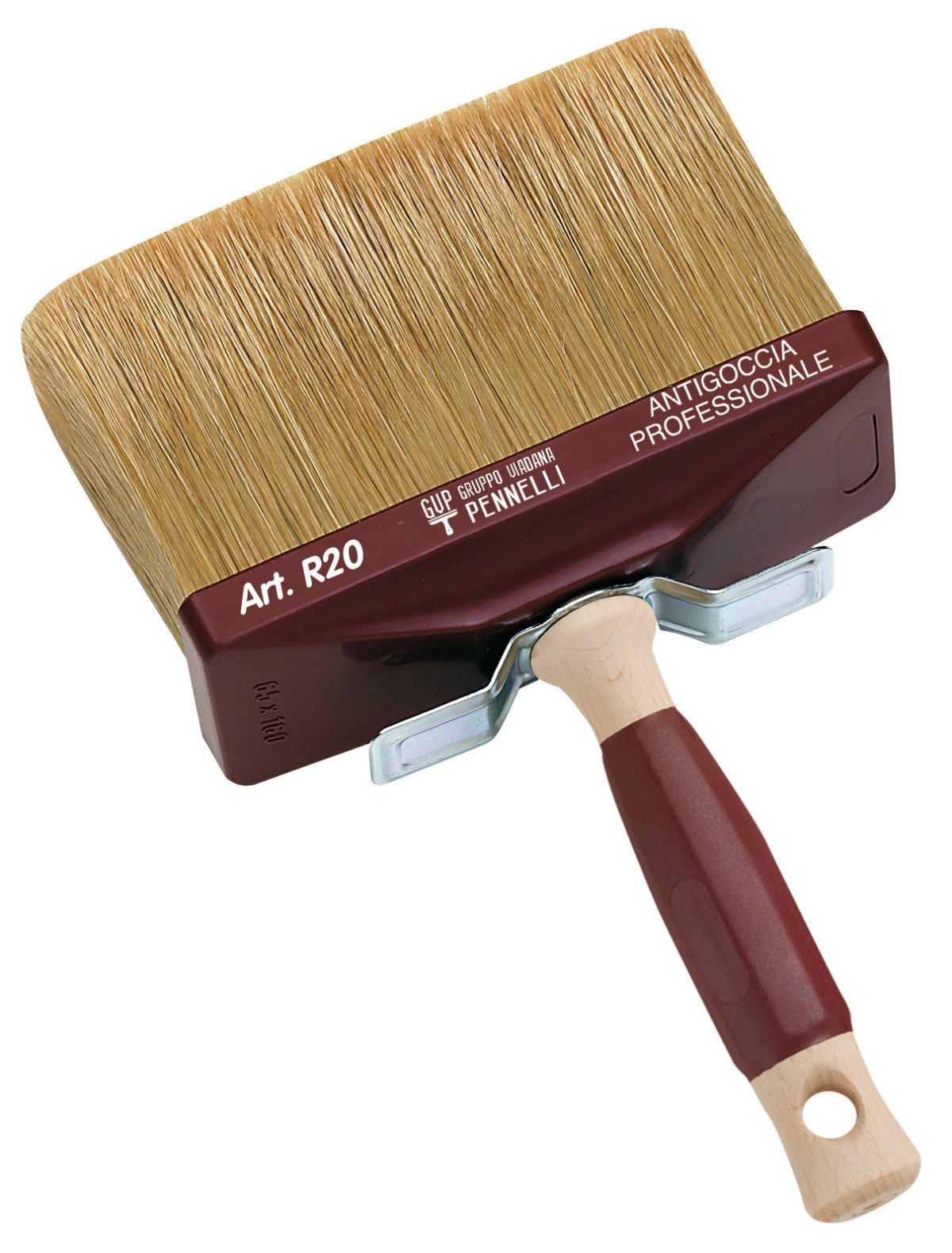 Plafoniera con setola bionda a strisce